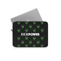 HerPower Skulls Green Women Laptop Sleeve