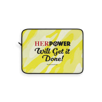 HerPower Get it Done Camo-Yellow Women Laptop Sleeve