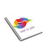 HerPower Spiral Love is Love Notebook - Ruled Line