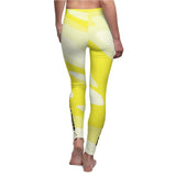 HerPower Camo-Yellow Casual Women's Leggings