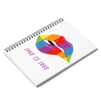 HerPower Spiral Love is Love Notebook - Ruled Line