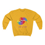 Love is Love Unisex Heavy Blend™ Crewneck Sweatshirt