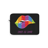 Love Is Love Lips Red Laptop Sleeve