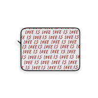 Love Is Love Red Laptop Sleeve