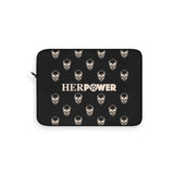 HerPower Skulls Beige Women Laptop Sleeve