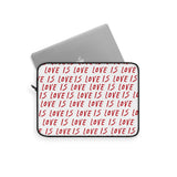 Love Is Love Red Laptop Sleeve