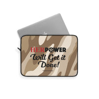 HerPower Get it Done Camo-Cacao Women Laptop Sleeve