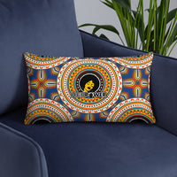 HerPower Mandala Blue Pillow