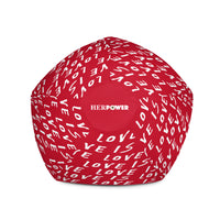 Love is Love Bean Bag Chair w/ filling