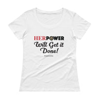 HerPower Women Get it Down Women Scoopneck T-Shirt