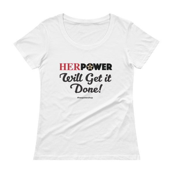 HerPower Women Get it Down Women Scoopneck T-Shirt