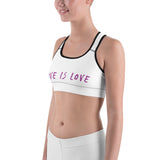 HerPower Love is Love Sports Bra