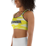 HerPower Camo-Yellow Women Sports Bra