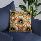 HerPower Mandala Yellow Pillow