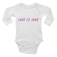 HerPower Love is Love Infant Long Sleeve Onesie