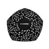 Love is Love Black Bean Bag Chair w/ filling