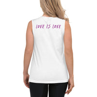 HerPower Love Is Love Lips Muscle Shirt