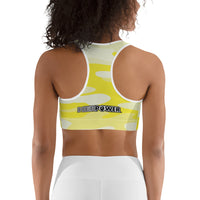 HerPower Camo-Yellow Women Sports Bra