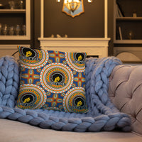 HerPower Mandala Blue Pillow