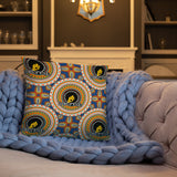 HerPower Mandala Blue Pillow