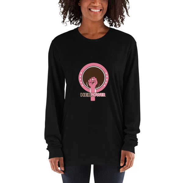 HerPower Feminist Women Long Sleeve T-Shirt