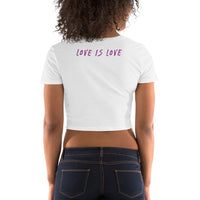 HerPower Love is Love Lips Crop T-Shirt