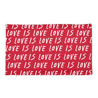 Love is Love Red Pillow Case