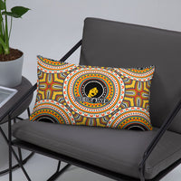 HerPower Mandala Yellow Pillow