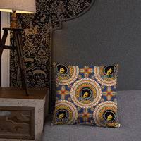 HerPower Mandala Blue Pillow