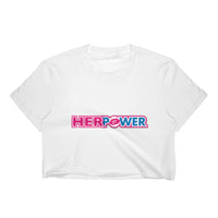 Herpower Pink Lip Women's Crop Top