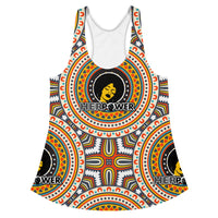 HerPower Mandala Orange Women's Racerback Tank