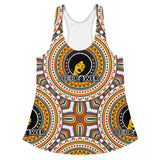 HerPower Mandala Orange Women's Racerback Tank