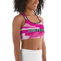 HerPower Camo-Pink Women Sports Bra