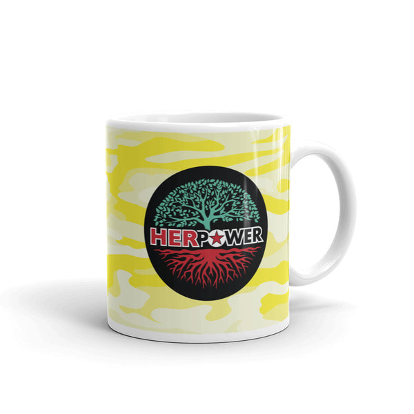 HerPower Tree of Life Camo-Yellow Mug