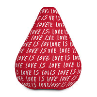 Love is Love Bean Bag Chair w/ filling