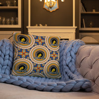 HerPower Mandala Blue Pillow