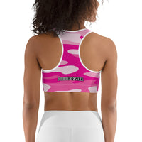 HerPower Camo-Pink Women Sports Bra