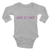 HerPower Love is Love Infant Long Sleeve Onesie