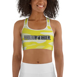 HerPower Camo-Yellow Women Sports Bra