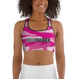 HerPower Camo-Pink Women Sports Bra