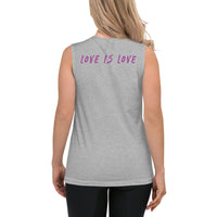 HerPower Love Is Love Lips Muscle Shirt