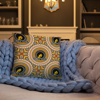 HerPower Mandala Yellow Pillow