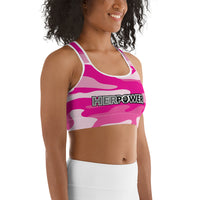 HerPower Camo-Pink Women Sports Bra