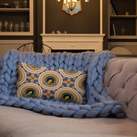 HerPower Mandala Blue Pillow