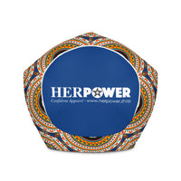 HerPower Mandala Afro Blue Bean Bag Chair w/ filling