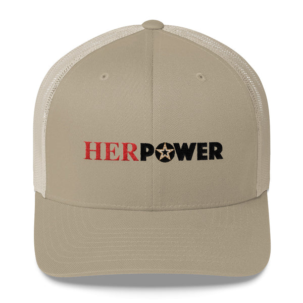 HerPower Women Trucker Cap Full Color Logo