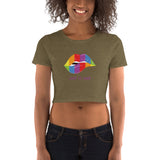 HerPower Love is Love Lips Crop T-Shirt