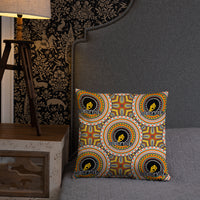 HerPower Mandala Yellow Pillow