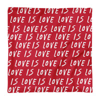 Love is Love Red Pillow Case