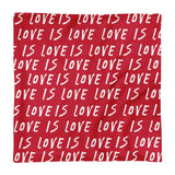 Love is Love Red Pillow Case